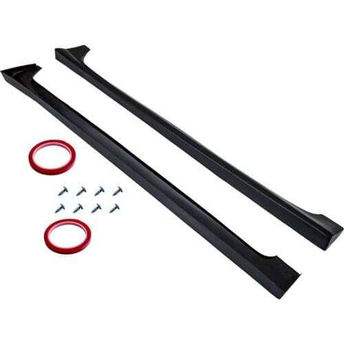 2 Pack Side Skirts Kit MOD Style For Honda Accord 4 Dr Sedan 2013 2014 2015 2016 2017