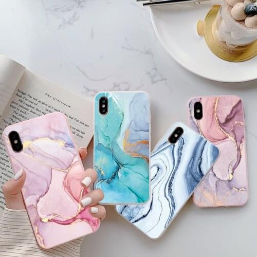 Vintage Marble TPU Case For Huawei Y5p Y8S Y8p Y6p Y7p Honor Play 9A 9S 9C X10 10 20 9 8X 9X Lite 30 S 10i 8A Nova 5T 7 Pro Capa