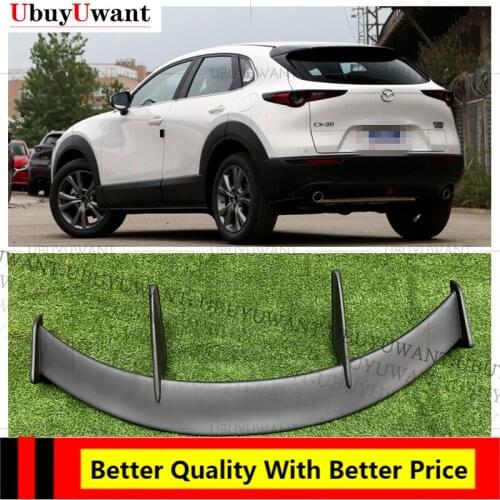 EPFBSQP For Mazda CX-3 HATCHBACK 2018 - 2020 Car Tail Wing Decoration Carbon Fiber / FRP Rear Trunk Spoiler Car Styling