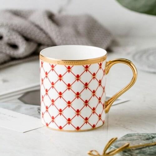 European-Style Tableware Set Jingdezhen High-End China Household Cup and Mug Luxury Phnom Penh Gift Porcelain Mug