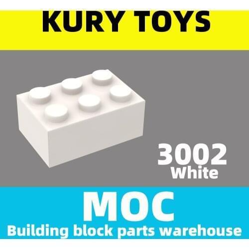 Kury Toys DIY MOC For 3002 Building block parts For Brick 2 x 3 For Brick
