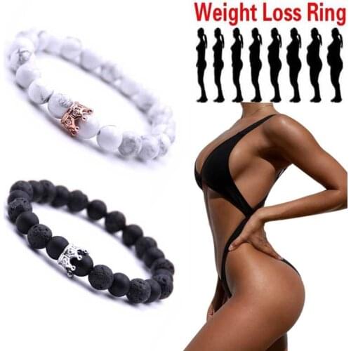 Hot Magnetic Tiger Eye Hematite Stone Bead Couple Bracelet Health Care Magnet Men Women Help Weight Loss Jewelry