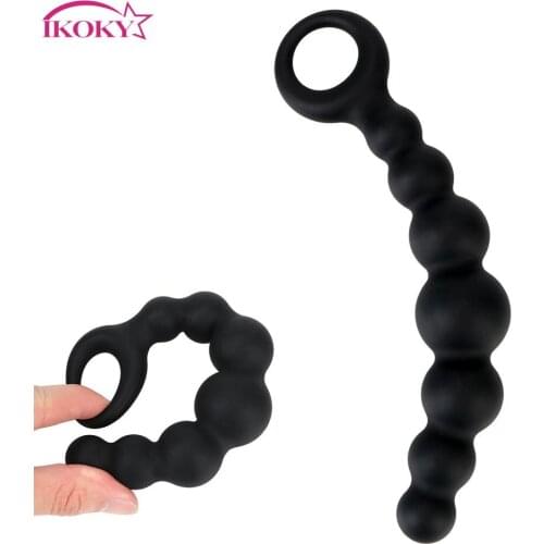 Soft Silicone Anal Plug Sex Toys for Women Sex Shop Adult Product Prostate Massage 7 Butt Beads Female Vagina Masturbator