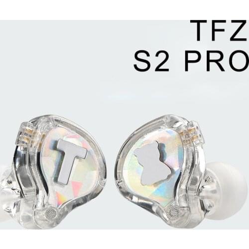 TFZ S2 PRO In Ear Earphone Hifi Subwoofer Wired Earbuds Extra Bass Noise Isolating Music Headset Detachable Detach 2PIN Cable