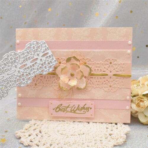 New Flowers Lace Metal Cutting Dies Stencil for DIY Scrapbooking Album Paper Cards Making Craft Embossing Dies Cuts