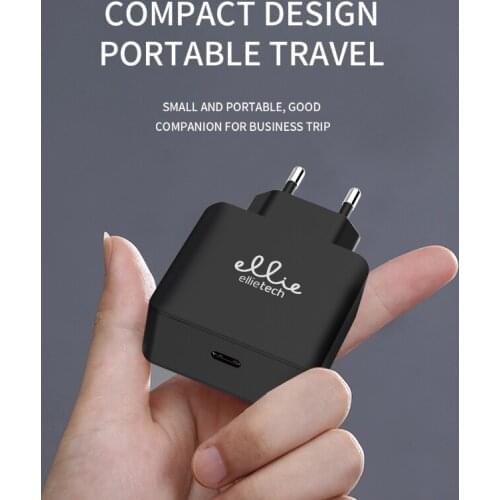 Ellietech USB Charger for iPhone X 8 7 iPad Fast Wall Charger European Adapter for Samsung S9 Xiaomi Mi 8 Mobile Phone Charger