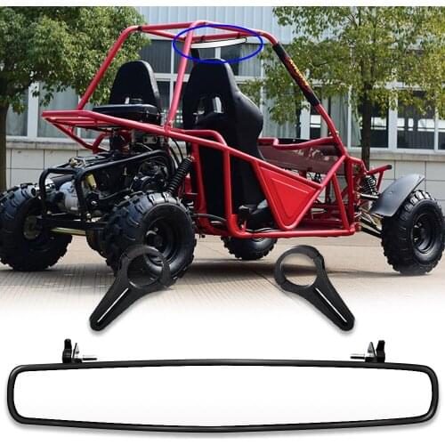 1.75" UTV Wide Rear View Mirror Racing Mirror for Polaris RZR Rangers 800 1000 XP 900 1000 for Yamaha Rhino Top for Honda