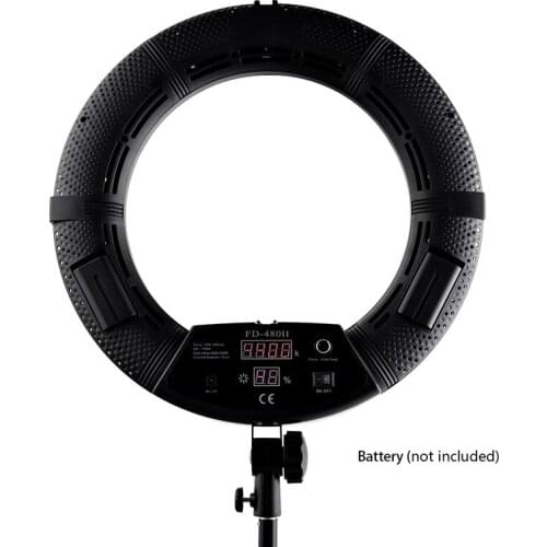 Yidoblo FD-480II Bi-color Photo Studio Ring Light LED Video Single Lamp no tripod Lighting 96W 5500K 480 LED Light