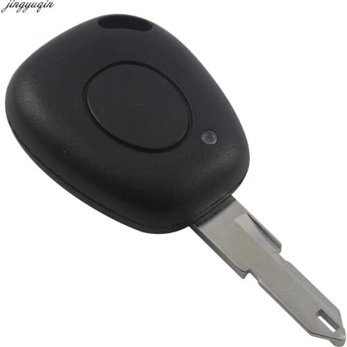 Jingyuqin 1 Button Uncut Blade Remote Car Key Shell for Vauxhall Opel Corsa Agila Meriva Combo Car Key Fob Case