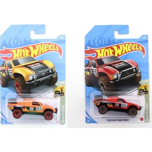 2021 Original Hot Wheels Mini Alloy Coupe TOYOTA OFF-ROAD TRUCK 1/64 Metal Diecast Model Car Kids Toys Gift