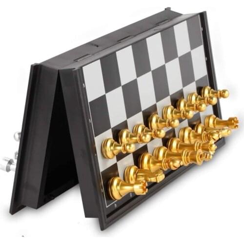 25CM Travel Magnetic Chess Set Folding, Portable, and Educational Board Game Toys for Kids and Adult