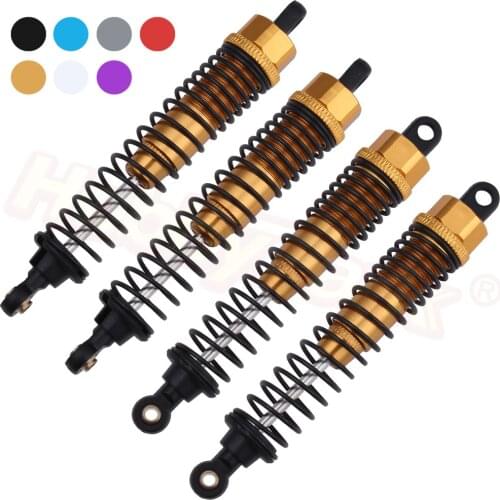 4pcs HSP Upgrade Parts108004 (08041) Purple Alum Oil Shocks Absorber For RC 1:10 4WD Off Road Monster Truck 94108