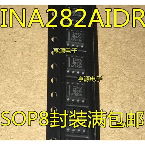 5pcs INA282 INA282AIDR INA282AID I282A SOP8