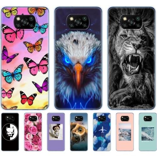 For Xiaomi Poco X3 NFC Case Silicon Soft Back For POCO X3 NFC Cases TPU Bumper for Poco X3 pro NFC 6.67'' POCO PHONE back Cover