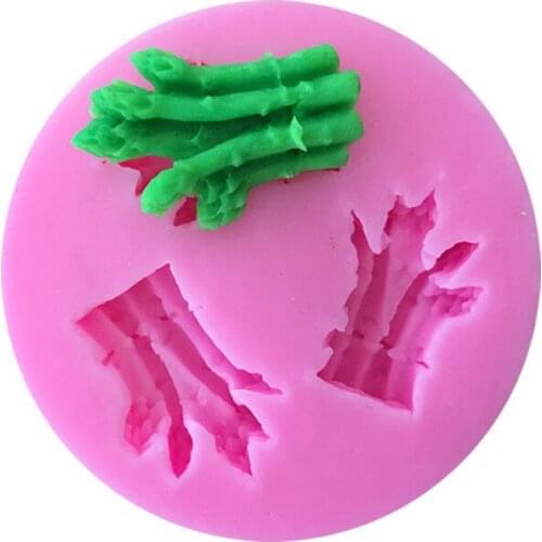 Asparagus inverting sugar silicone mold cake decoration mold baking tool 15-180
