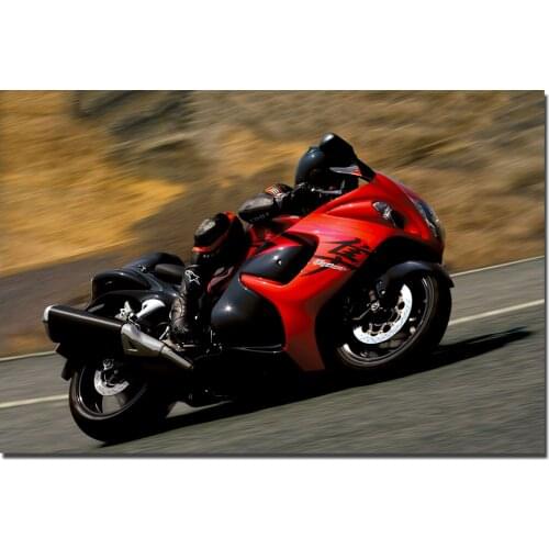 Suzuki Hayabusa Super Motorbike Poster DIY Frame Canvas Painting Wall Art Pictures Print For Living Room Home Decor