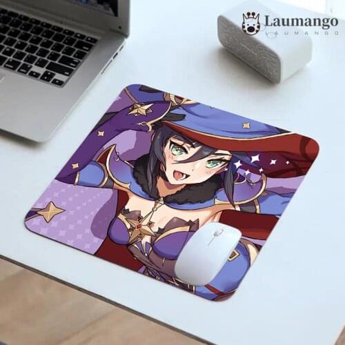 PC Gamer Computer Mouse Pad Anime Genshin Impact Keyboard Gaming Desk Mat Small Mousepepad Deskpad Mousepad Cheap Mausepad