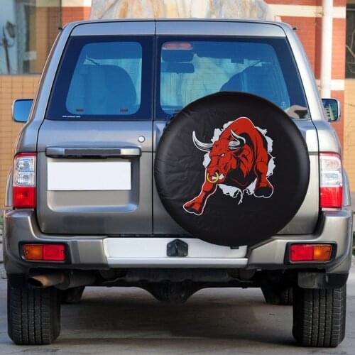 14" 15" 16" 17" Inch PVC Leather Spare Tire Cover Case Bag Pouch Protector For Nissan Patrol GRX SAFARI Ford Troller Ecosport