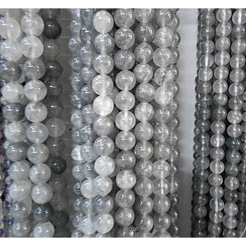 Wholesale 4 6 8 10 12 14mm Natural Labradorite Larvikite Round Beads 15.5inch/strand Pick Size