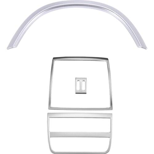 Steering Wheel Stripe Sequins Trim Sticker with Chrome Rear Seat A/C Vent Interior Trim Decorative Covers Sticker