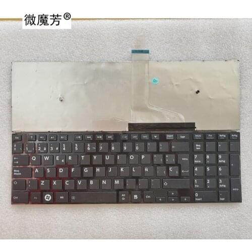 NEW Spanish SP Keyboard For Toshiba Satellite C50 C50D C50-A C50-A506 C50D-A C55 C55T C55D C55-A C55D-A SP teclado BLACK