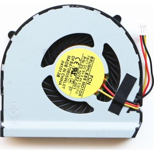 New Forcecon DFS470805WL0T FBCT 23.10656.001 For Dell Inspiron 14Z 5423 P35G Cpu Cooling Fan