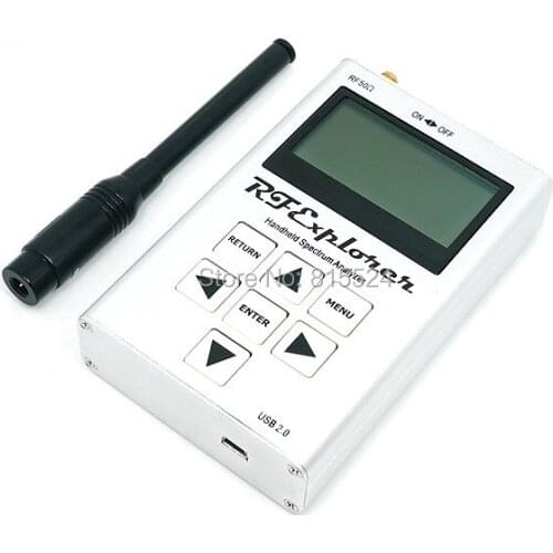 RF Explorer Model USB Digital Spectrum Logic Analyzer Oscilloscope 112KHz-100MHz WSUB1G Handheld Digital Spectrum Analyzer