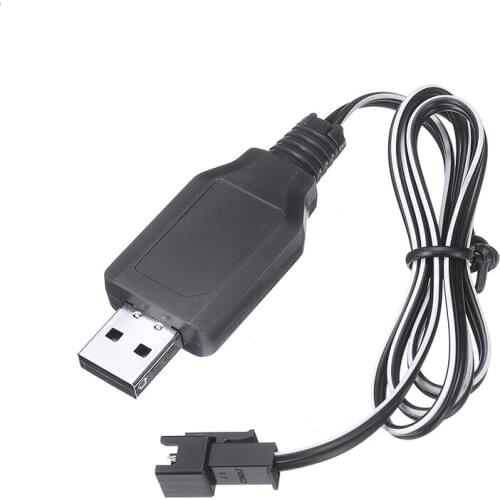 4.8V/250mA USB Charger Connector Plug For RC Car NiMH NiCD Battery Toys Car Model Truck Spare Parts