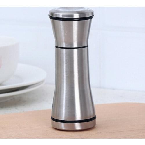 Stainless Steel Manual Salt Pepper Mill Grinder Seasoning Kitchen Tools Grinding for Cooking Restaurants Pepper Grinder