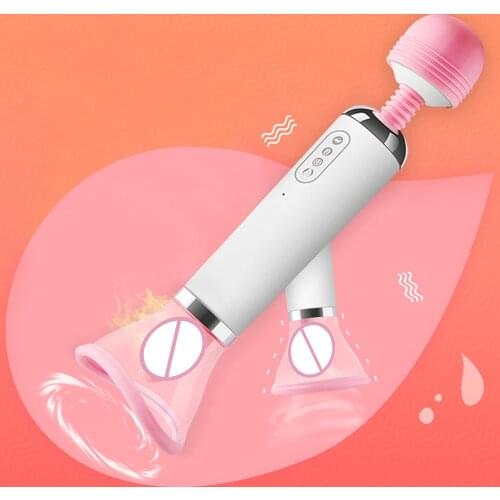 3-in-1 Licking Sucking Vibrators For Women Clitoris Powerful Magic Wand AV Tongue Vibrator Heating Nipple Clit Sex Toys