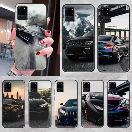 SUV Sports classic cars Phone case For Samsung Galaxy Note 4 8 9 10 20 S8 S9 S10 S10E S20 Plus UITRA Ultra black fashion
