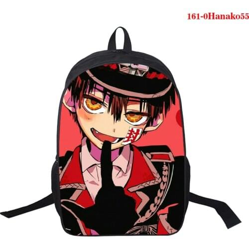 16 Inch Mochila Children Cartoon Toilet-Bound Hanako-kun School Bag Kids Cute 3D Print Large Primary Bookbag Boys Girls Backpack