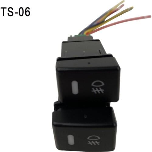 5Pcs Car Front Fog Light Switch Button Connecting Wire for Isuzu MU-X D-MAX Fog Lamp Control Car Accessories