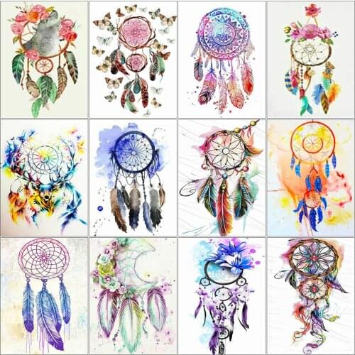 5D Diamond Embroidery Dreamcatcher Full Square/Round Drill Diamond Painting Cross Stitch Scenery Mosaic Art Home Decoration