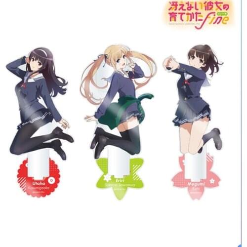 Anime Saekano: How to Raise a Boring Girlfriend Megumi Kato Sawamura Spencer Eriri Kasumigaoka Utaha Acrylic Stand Figure Model