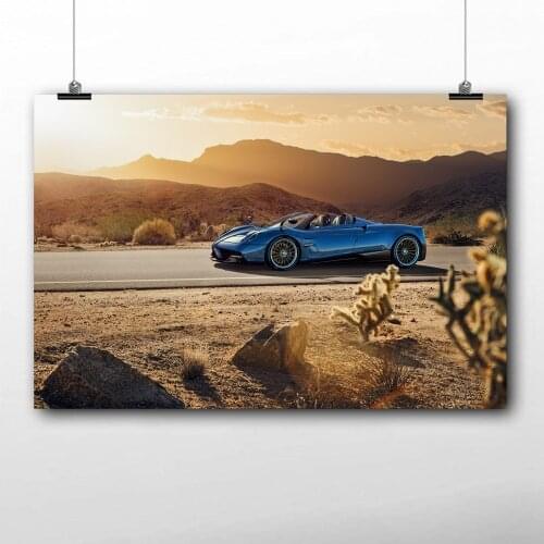 Vehicles Pagani Huayra Super Car Wall Art Poster Canvas Silk Painting Prints For Home Room Decor