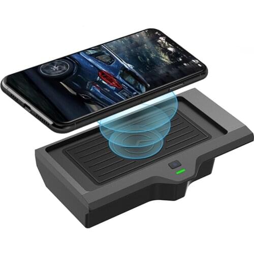 Car Wireless Charging Board Is Suitable for BMW X3 X4 G01 G02 2018 2019 2020 2021 Mobile Phone Charging QI Fast Car Charger