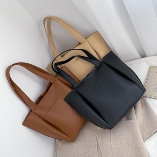 Hot sale large womens bag large capacity shoulder bags high quality PU leather shoulder bags ladies wild bags sac a main femme