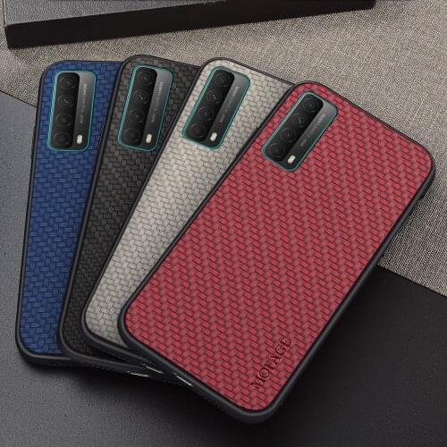 Leather Back Cover Y5p Y6s Y7a Y7p Y8p Y8s Y9s Y9a Case for Huawei P Smart Plus Z S Pro Coque Y5 Lite Y6 Y7 Y9 Prime Funda