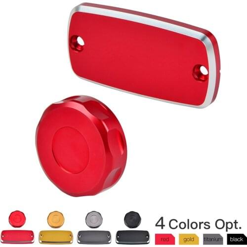 Motorcycle CNC Front Rear Brake Reservoir Cover For Honda CB400SF CB600F CBR600F CB600F CB750 CB900F NT700V