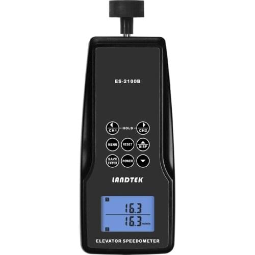 LANDTEK ES-2100B Elevator Speedometer Handheld Speedometer Use For Adjustment Maintenance,Inspection of Elevator