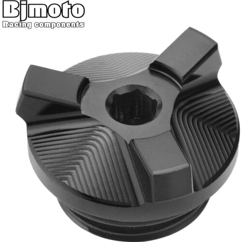 BJMOTO M24*2.0mm motorcycle oil plug cap cnc for BMW S1000R S1000RR S1000XR G310GS 2017 2018 motorbike Filler Cover Guard Screw