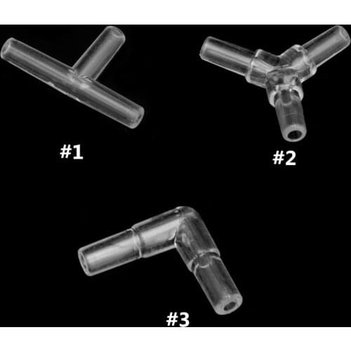 10Pcs Aquarium 3 Way/2 Way T Connector Tubing Air Valves for Fish Tank Oxygen Pump Aquarium Accessories