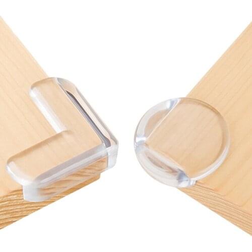New 12pcs 8pcs Child Baby Safety Silicone Protector Table Corner Edge Protection Cover Children Anticollision Edge & Guards