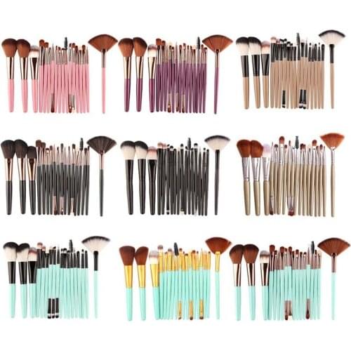 New High Quality 18Pcs/set Makeup Brushes Tool Set Cosmetic Powder Eye Shadow Foundation Blush Blending Beauty Make Up Brush