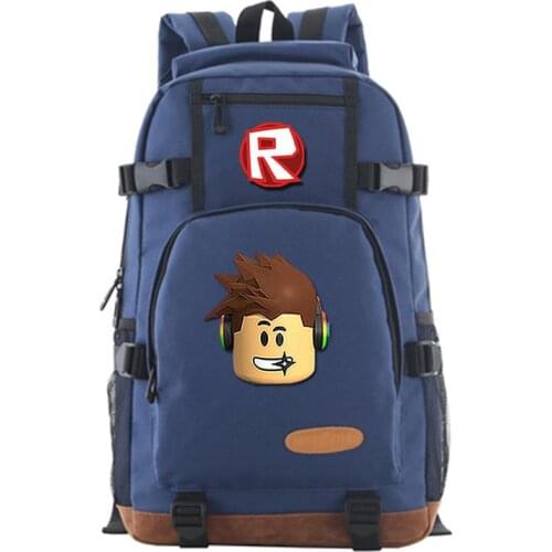 Teens waterproof high capacity backpack anime cartoon Oxford cloth double Backpack men and women school bag Mochila