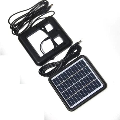 BUHESHUI 2W 12V Solar Panel With Plastic Frame + DC 5521 Cable 3M Epoxy Solar Cell Easy DIY Solar System 5PCS/Lot Free Shipping