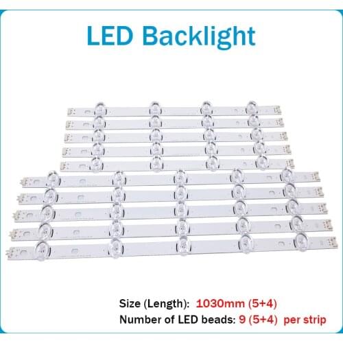 New 10 PCS/set LED Backlight strip for LG 50LB5300 50LF5800 50lb650v INNOTEK DRT 3.0 50 inch A B 6916L-1978A 1979A 1982A 1983A