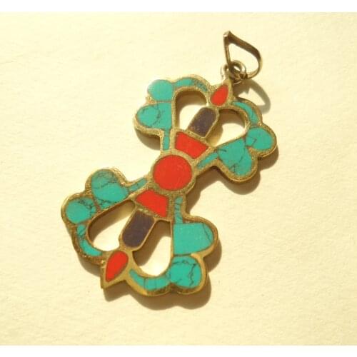 TBP490 Tibetan Amulet Pendants Dorje Totem for Man