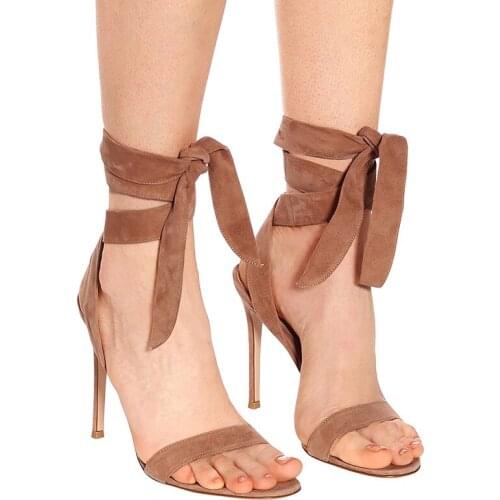 Pumps High Heels Sandals Thin Heel Lace-up Brand Women Shoes Summer 2021 Femmes Chaussures Zapatos Mujer Ladies Shoe Sandalias